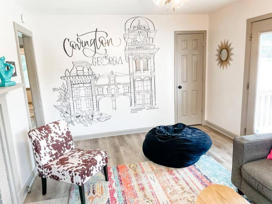 Blue Bungalow W/ Free Golf Cart 1/2 Mi From Square コビントン エクステリア 写真