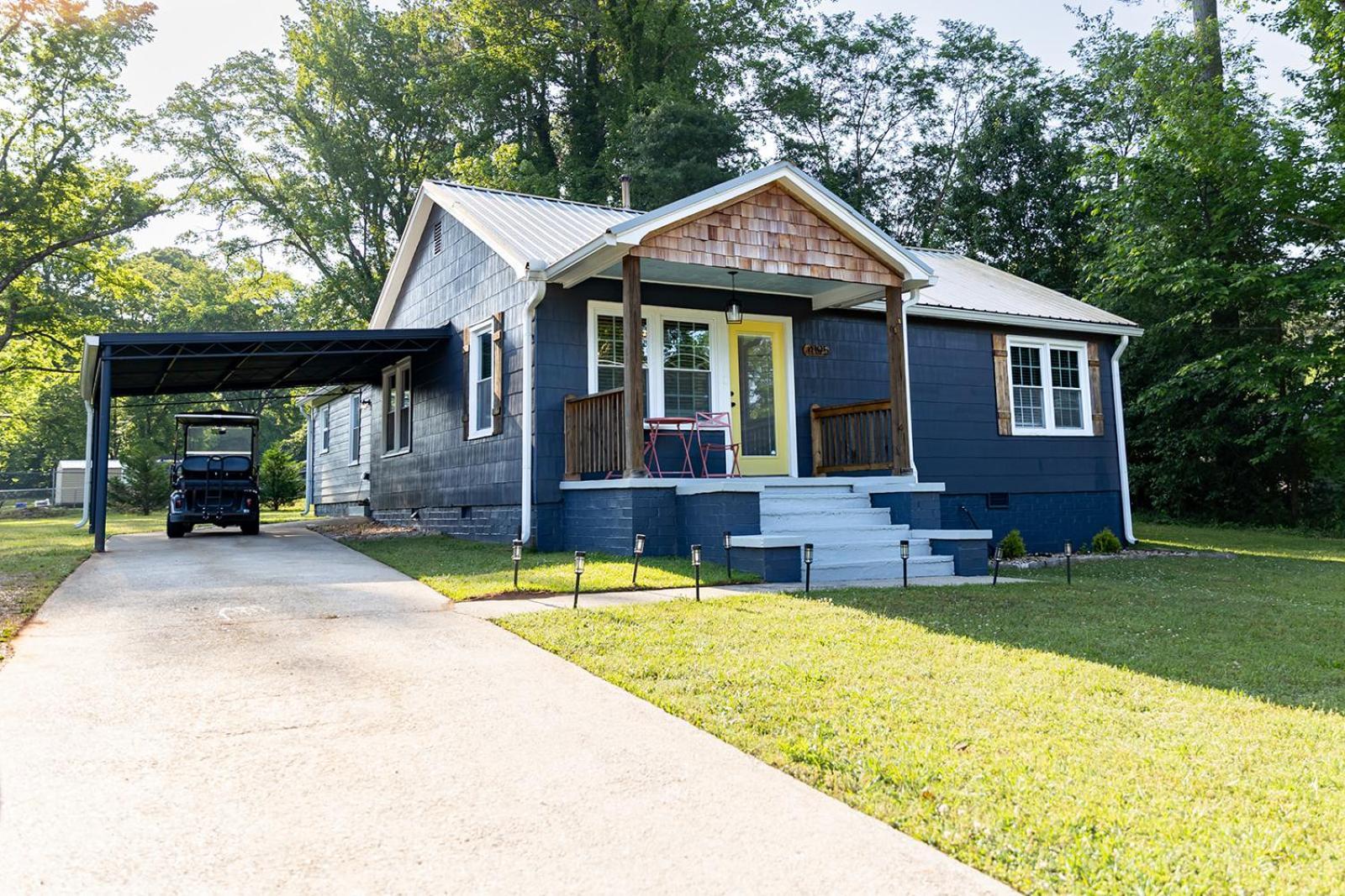 Blue Bungalow W/ Free Golf Cart 1/2 Mi From Square コビントン エクステリア 写真